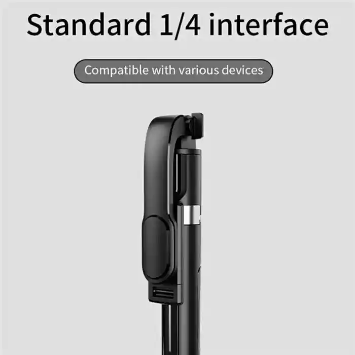 JMARY KT-219 Telescopic Selfie Stick Tripod Stand Cell Phone Clip Rotation Design Remote Shutter